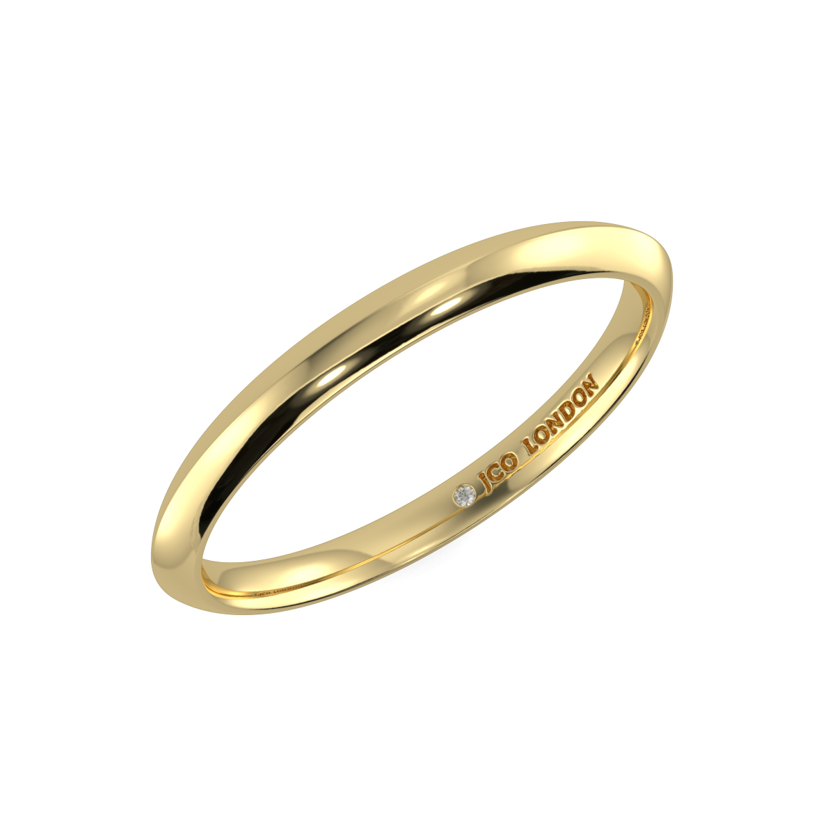 Court Plain Wedding Band