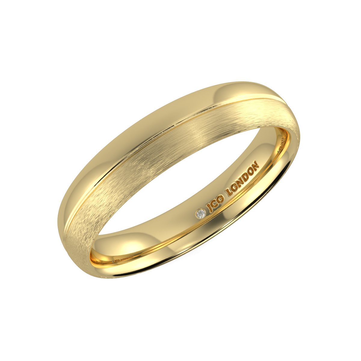 Court Plain Wedding Band