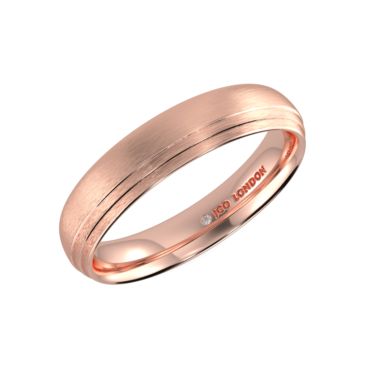 Court Plain Wedding Band