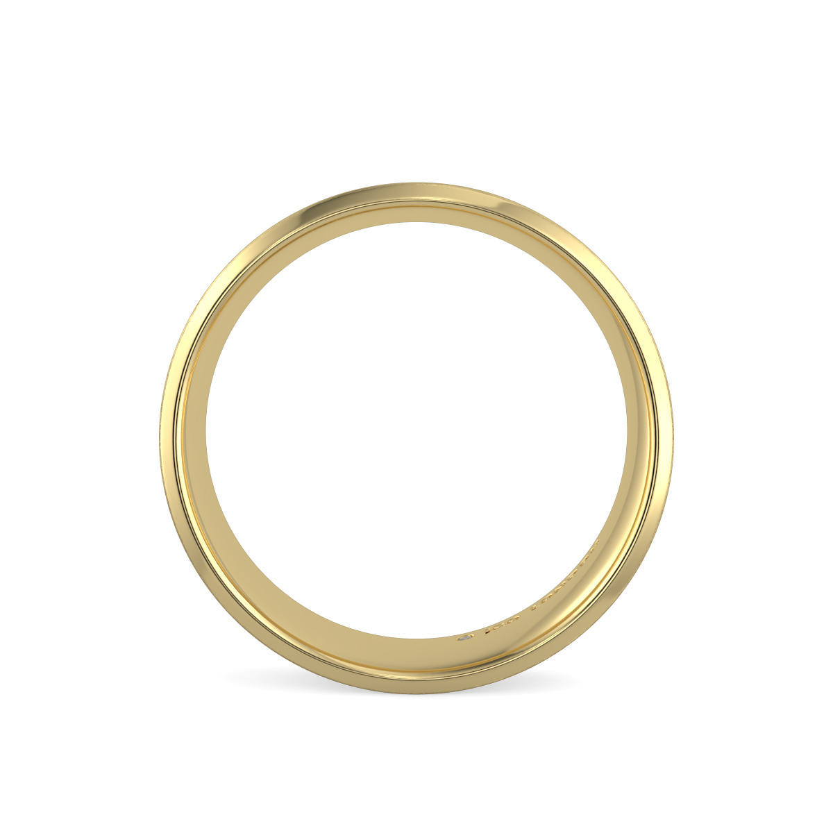 Flat Court Plain Wedding Band