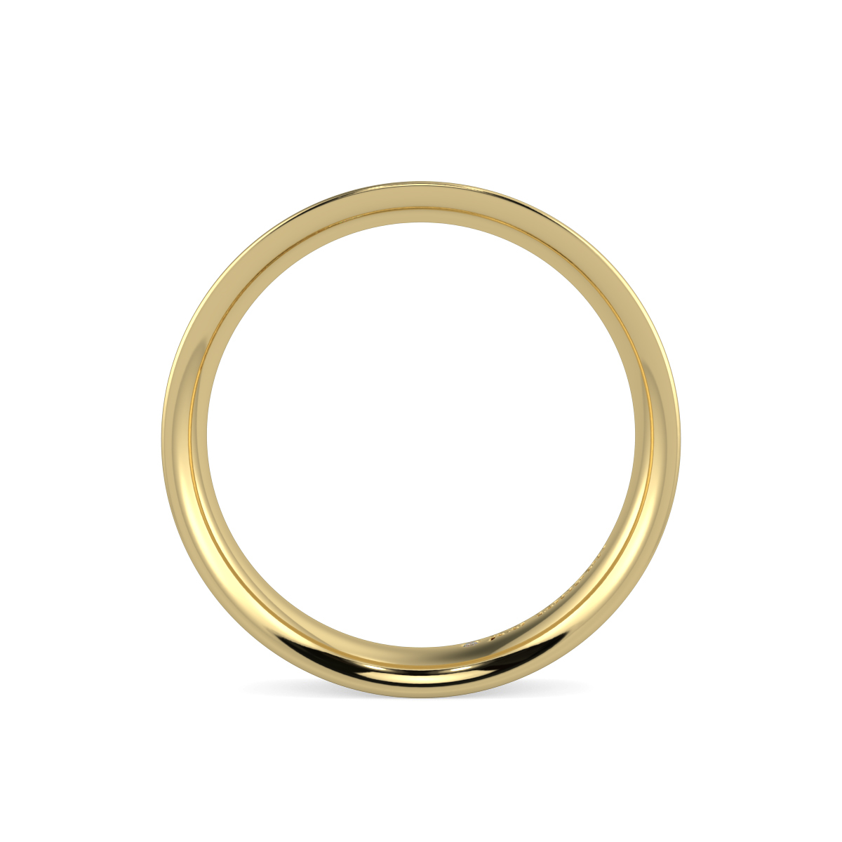 Flat Court Plain Wedding Band