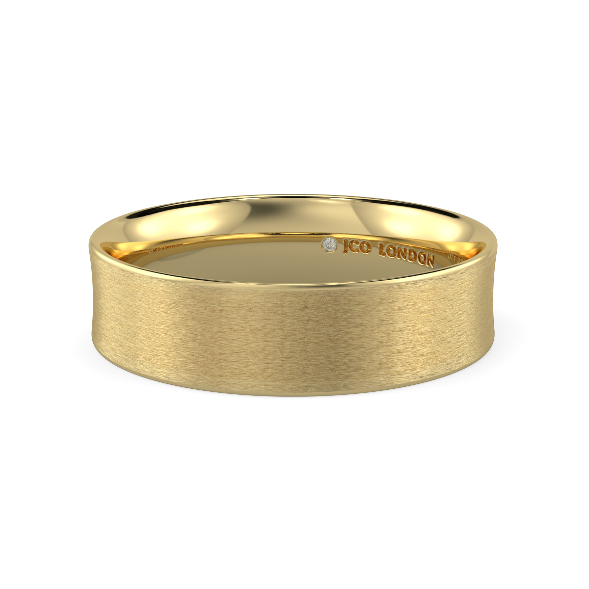 Flat Court Plain Wedding Band