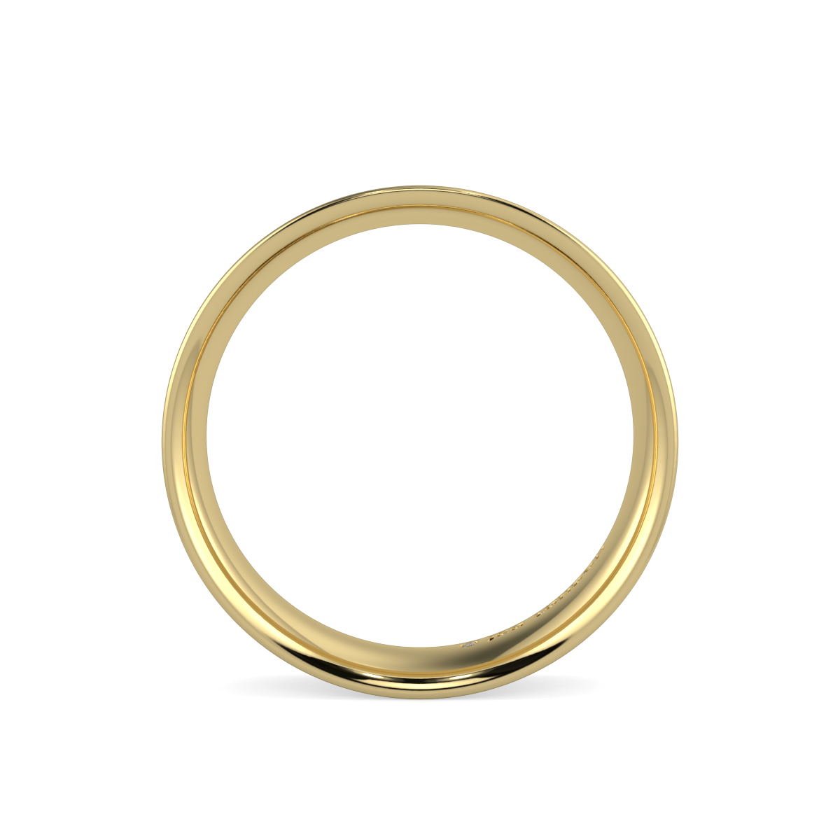 Flat Court Plain Wedding Band