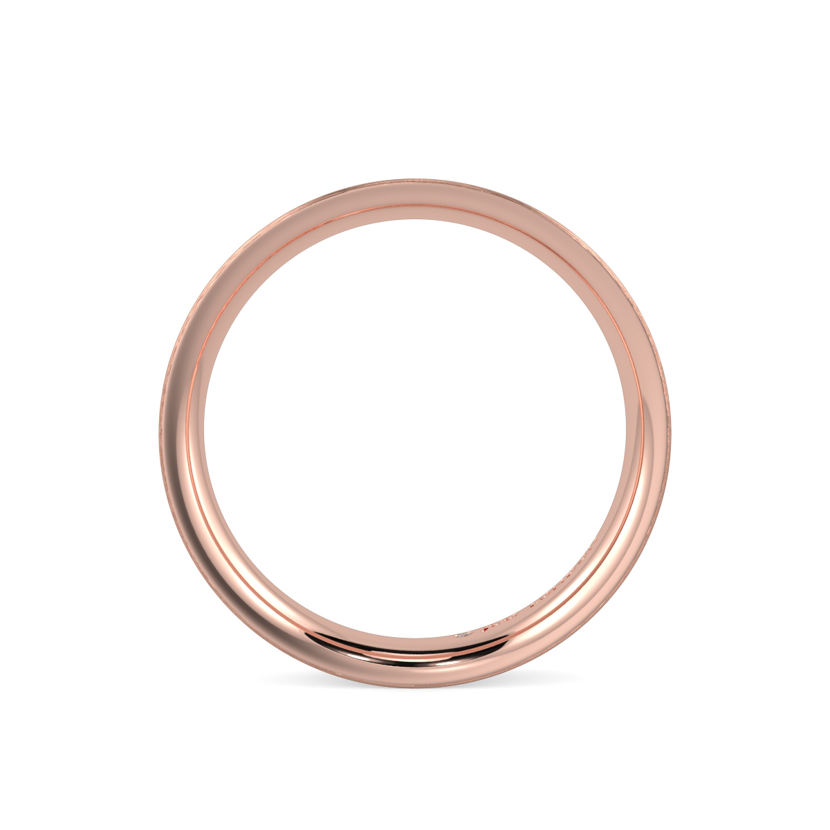 Flat Court Plain Wedding Band