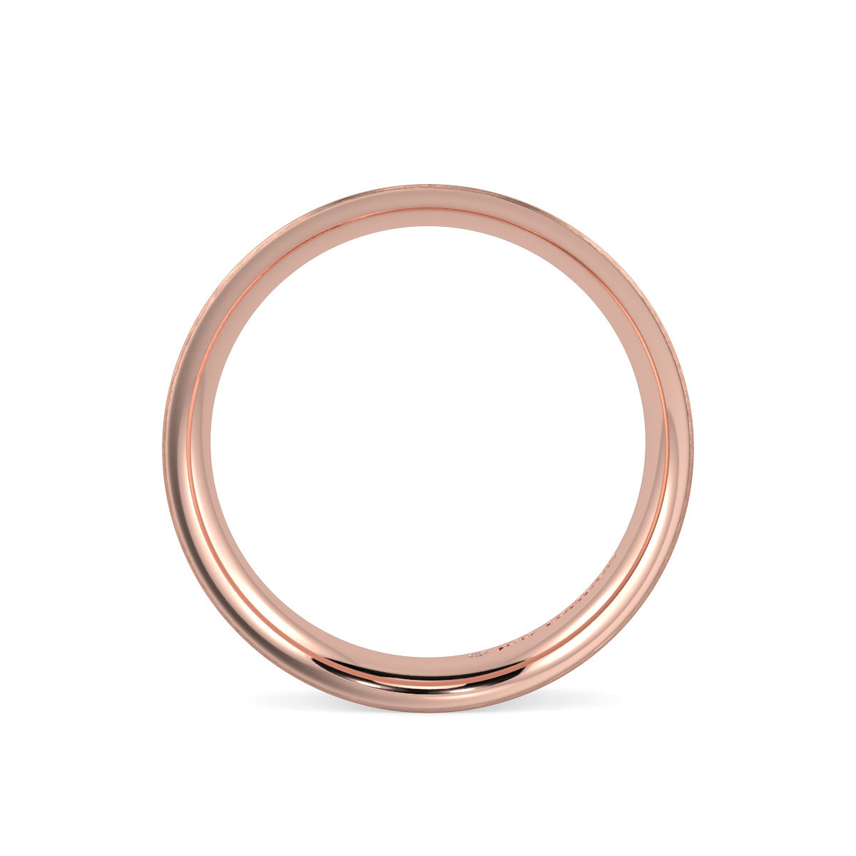 Flat Court Plain Wedding Band