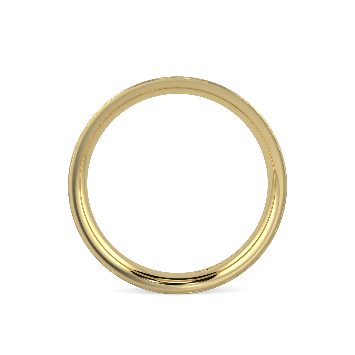 Flat Court Plain Wedding Band