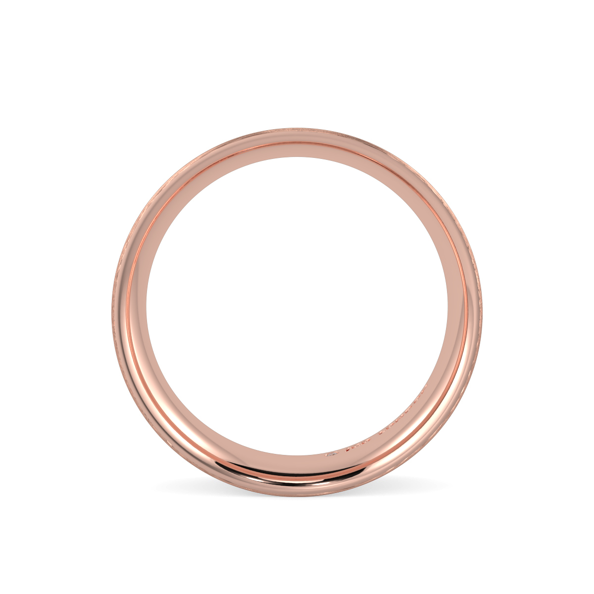 Flat Court Plain Wedding Band