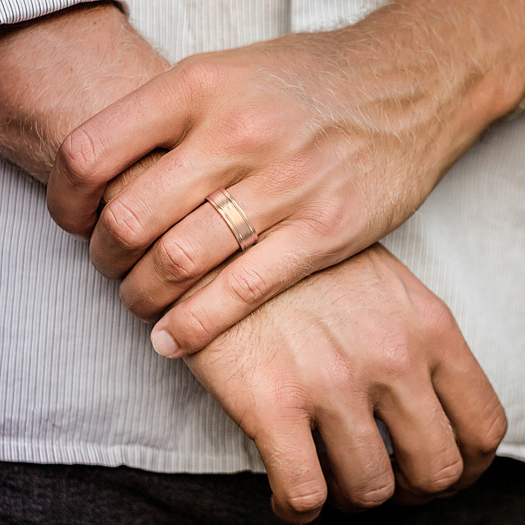 Flat Court Plain Wedding Band