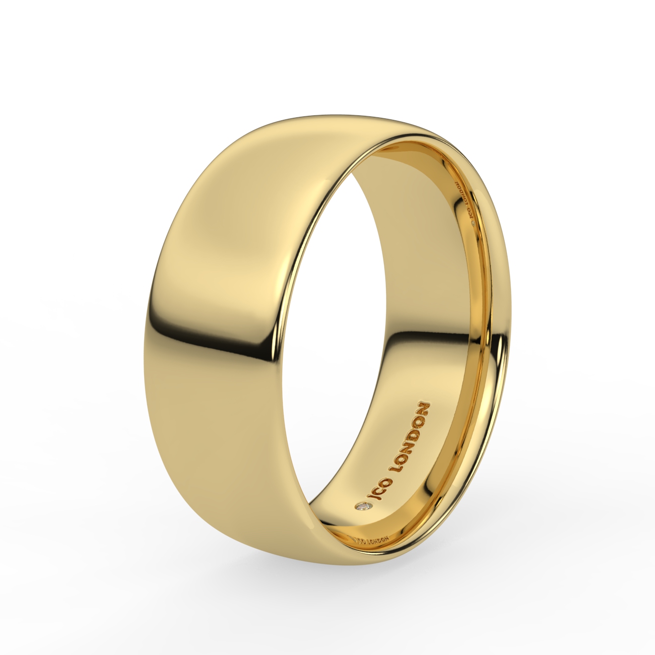 Court Plain Wedding Band