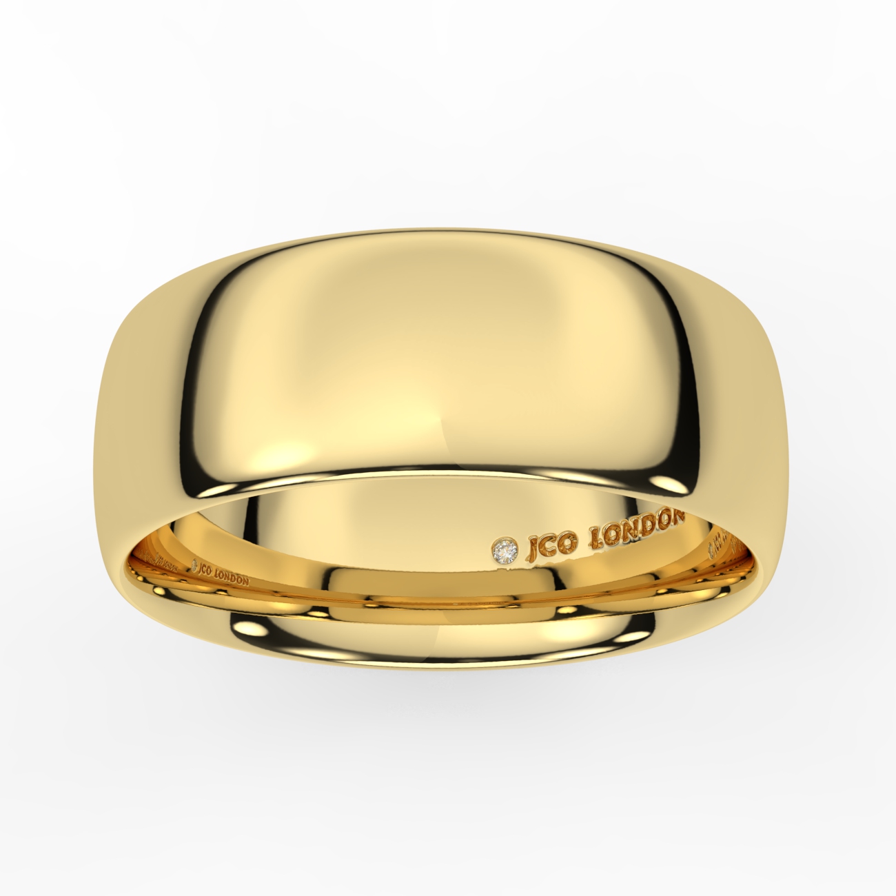 Court Plain Wedding Band