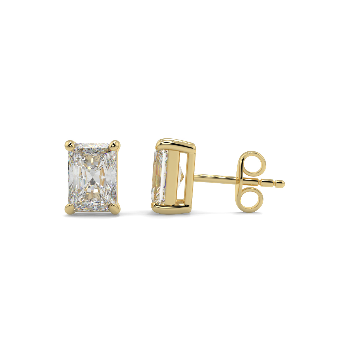 Solitaire Diamond Earrings