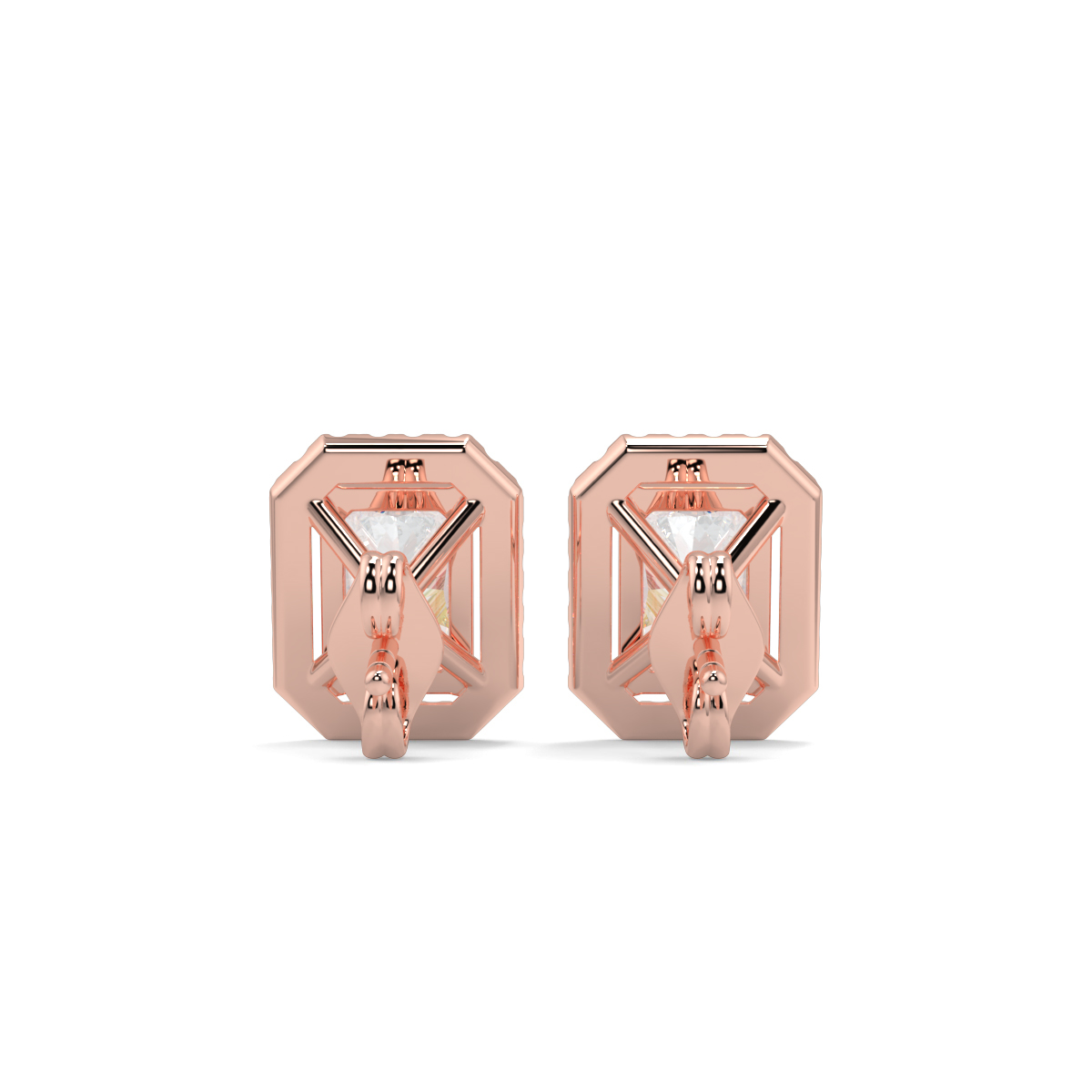 Halo Diamond Earrings