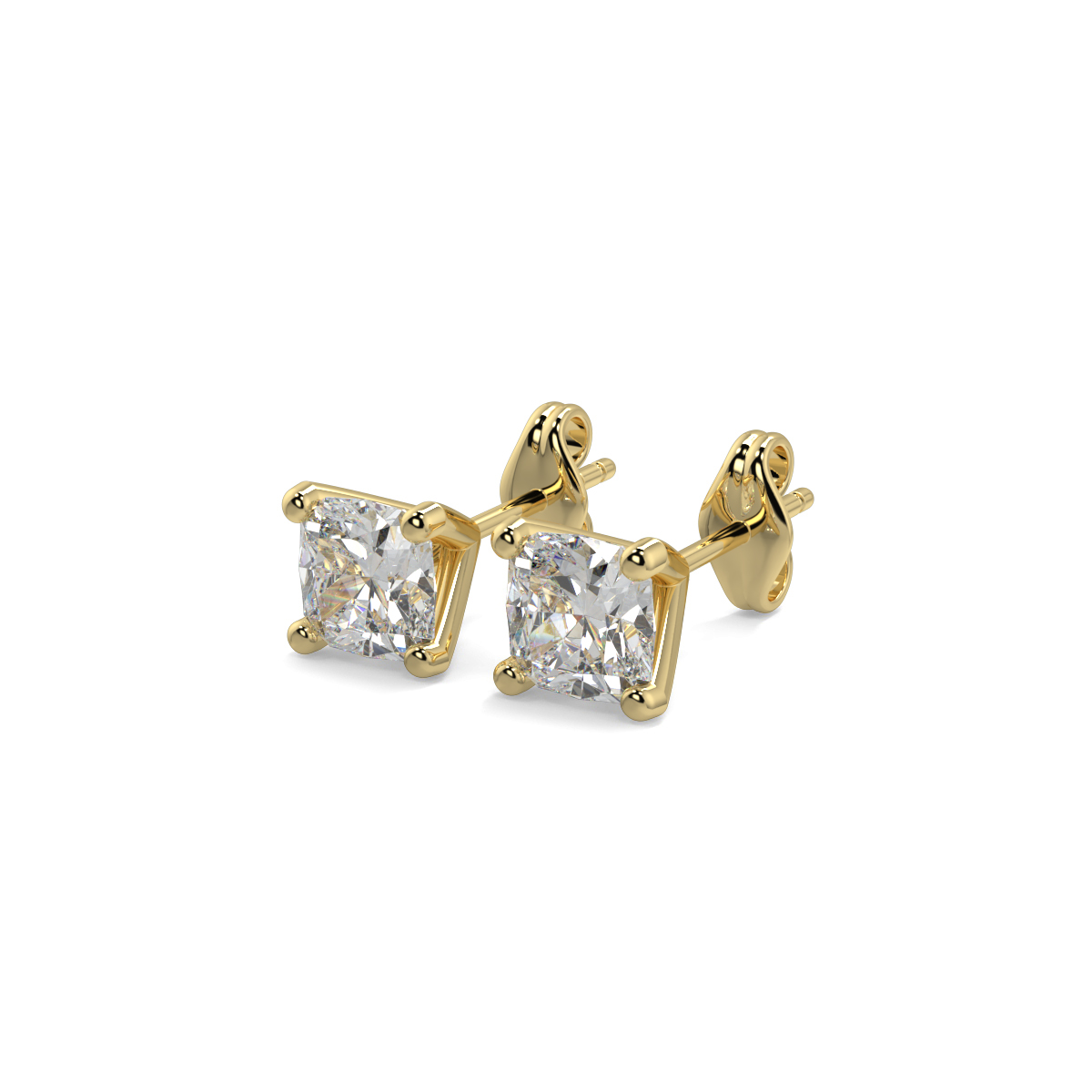 Solitaire Diamond Earrings