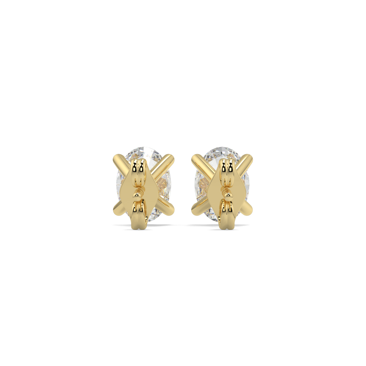 Solitaire Diamond Earrings