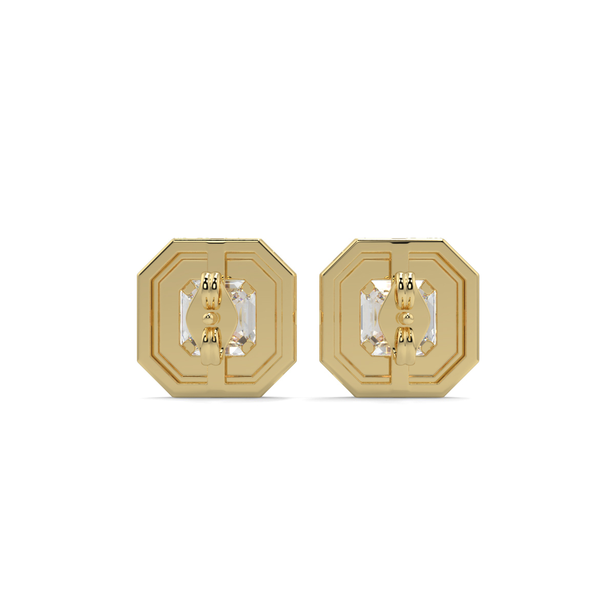 Solitaire Diamond Earrings