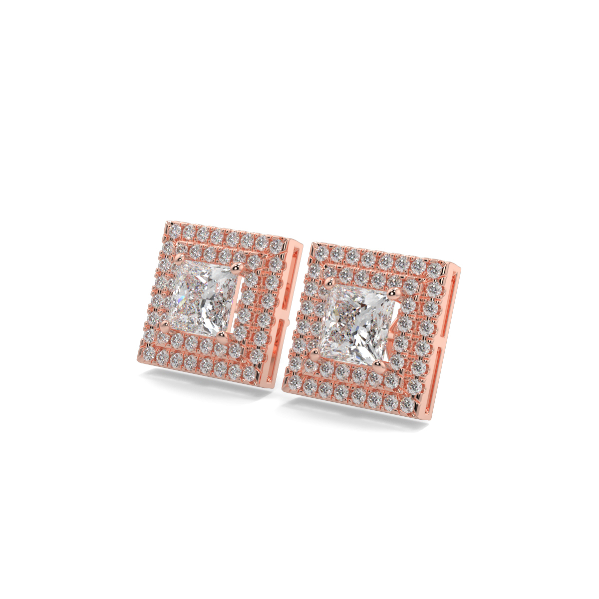 Solitaire Diamond Earrings