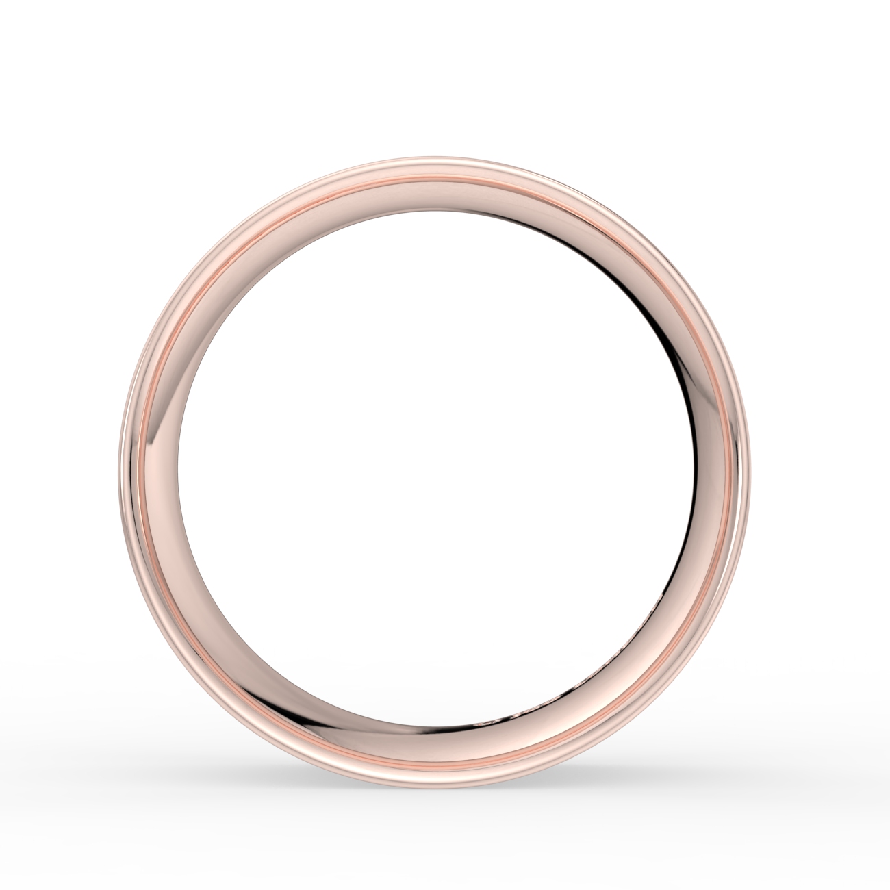 Flat Court Plain Wedding Band