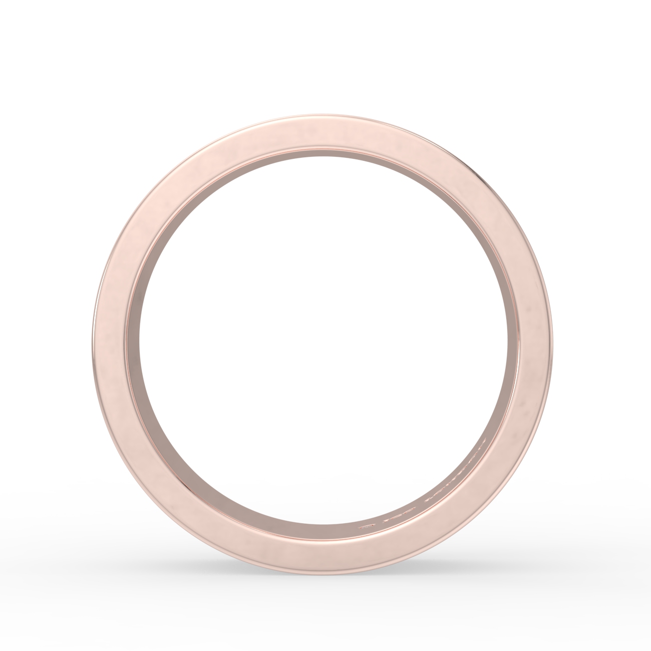 Flat Plain Wedding Band