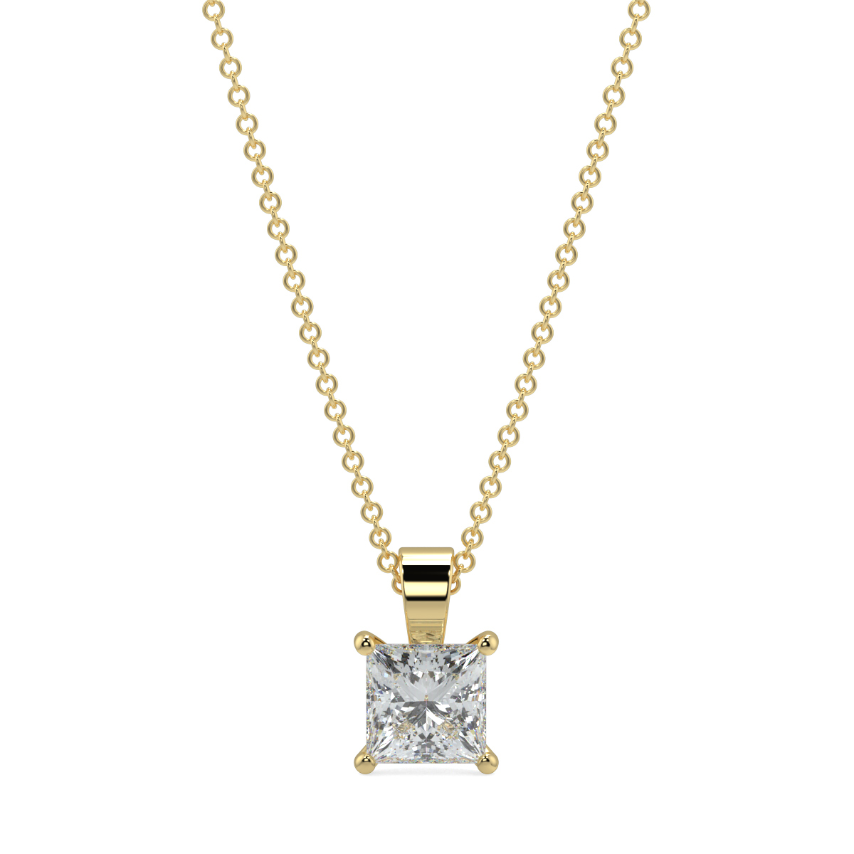 Solitaire Diamond Pendant